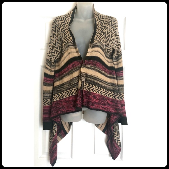 THML Graphic Waterfall Open Cardigan - Picture 1 of 8